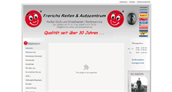 Desktop Screenshot of frerichs-reifen-und-autozentrum.de