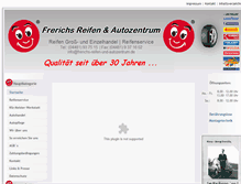 Tablet Screenshot of frerichs-reifen-und-autozentrum.de